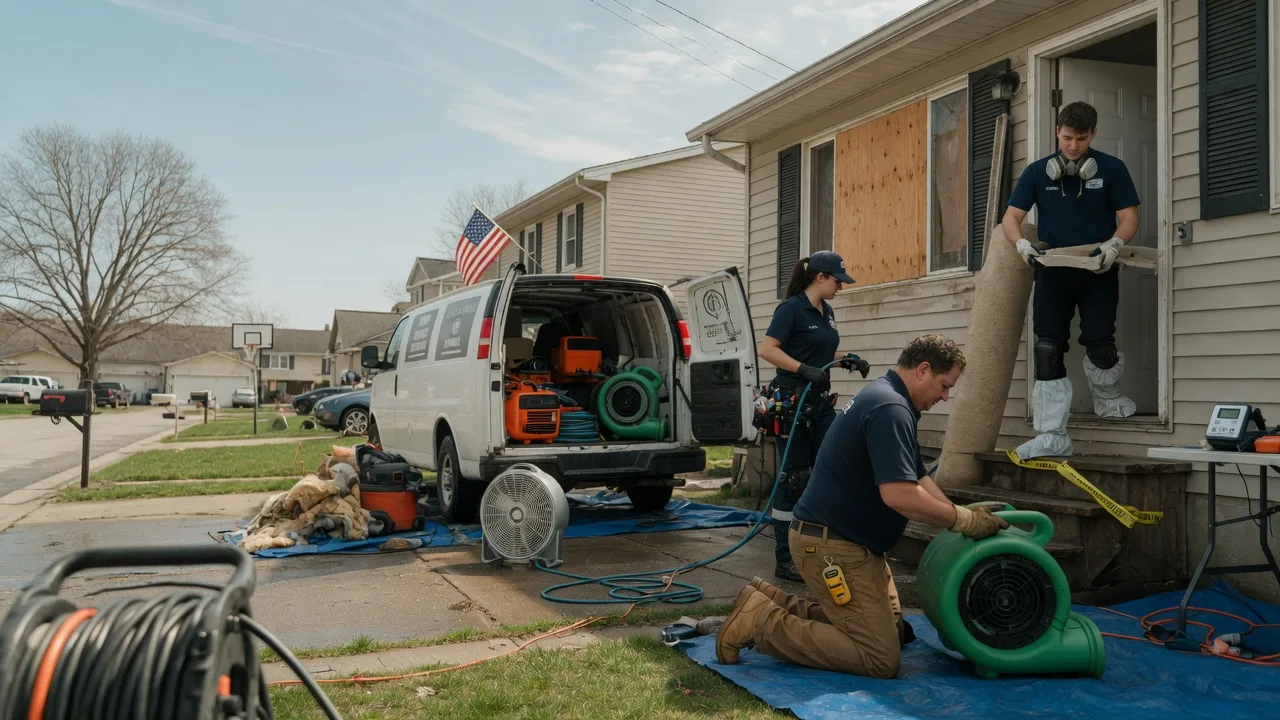 Water Damage Restoration in Henning, IL near me